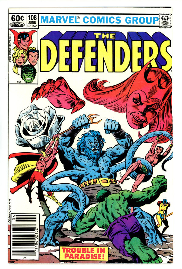 The Defenders Vol 1 108 High Grade (1982) Newsstand