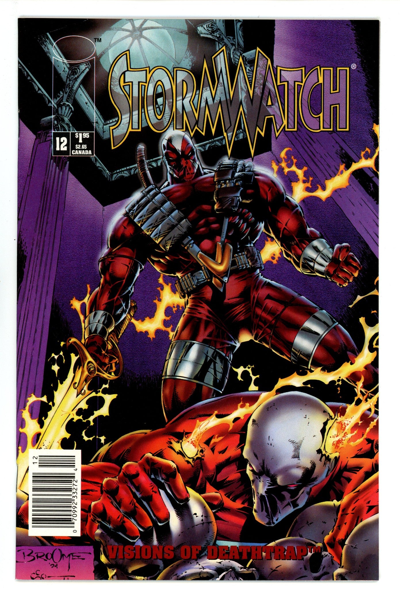 Stormwatch Vol 1 12 NM- (9.2) (1994) Newsstand 
