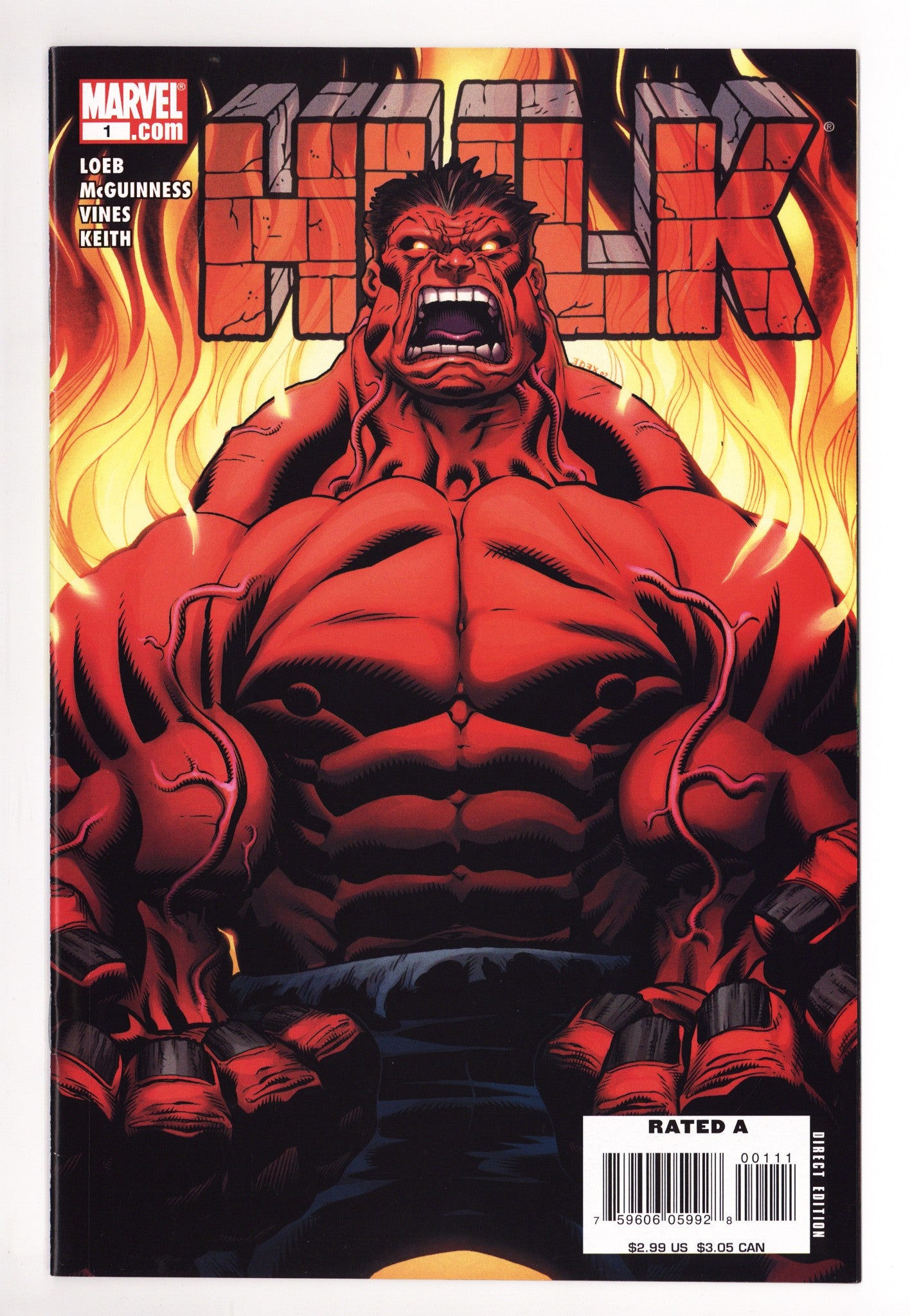 Hulk Vol 1 1 VF+ (8.5) (2008) 