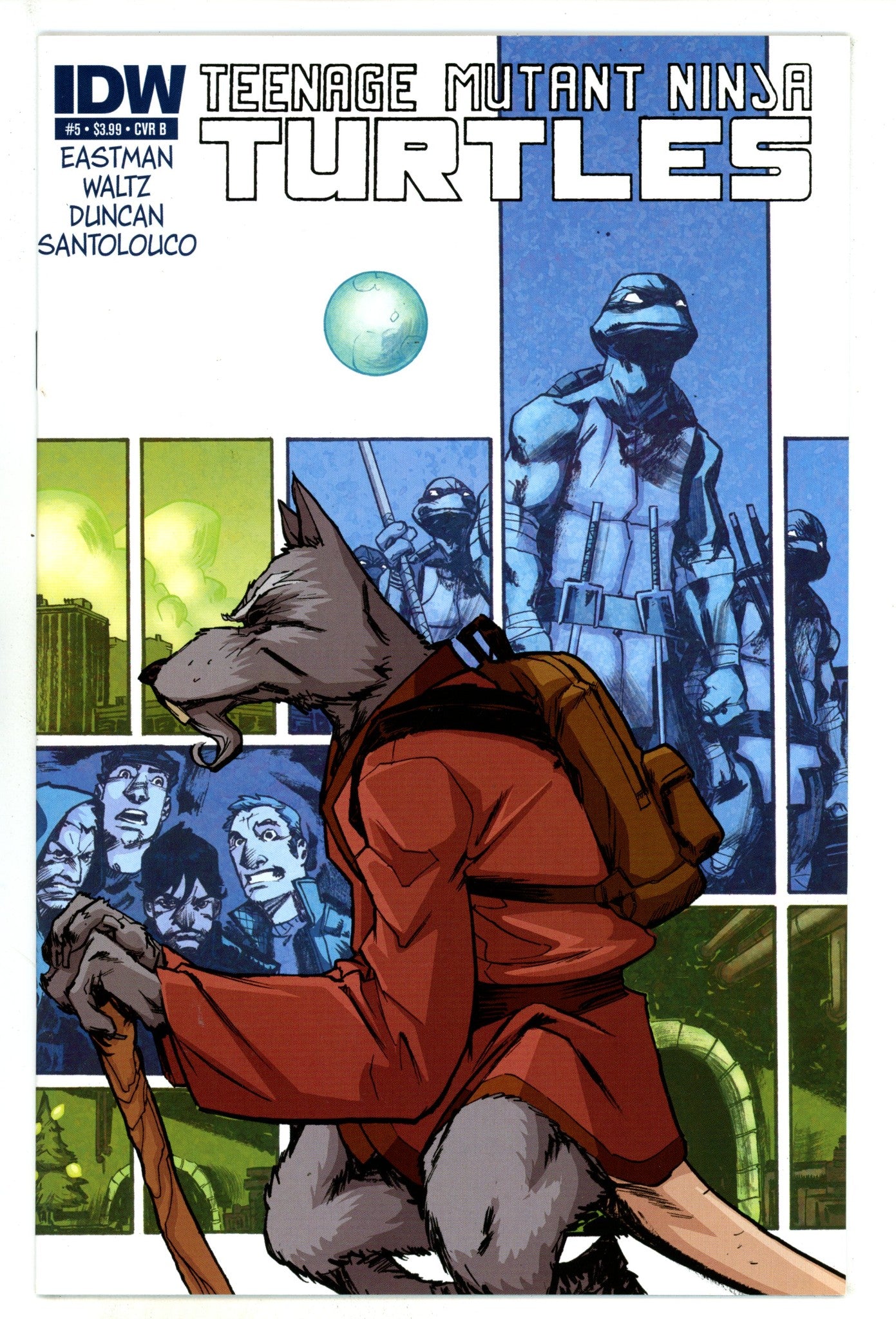 Teenage Mutant Ninja Turtles Vol 5 5 VF/NM (9.0) (2011) Santolouco Variant 