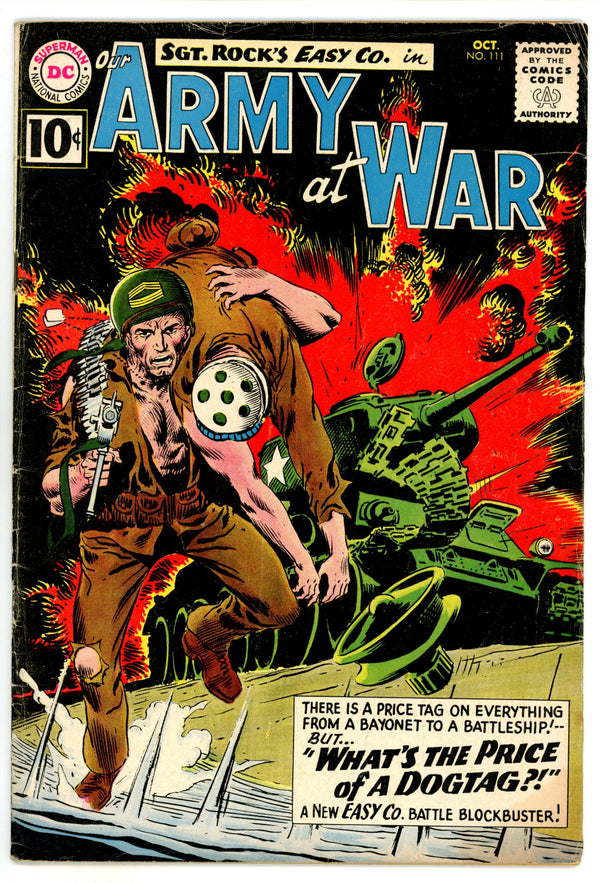 Our Army at War Vol 1 111 VG+ (4.5) (1961)