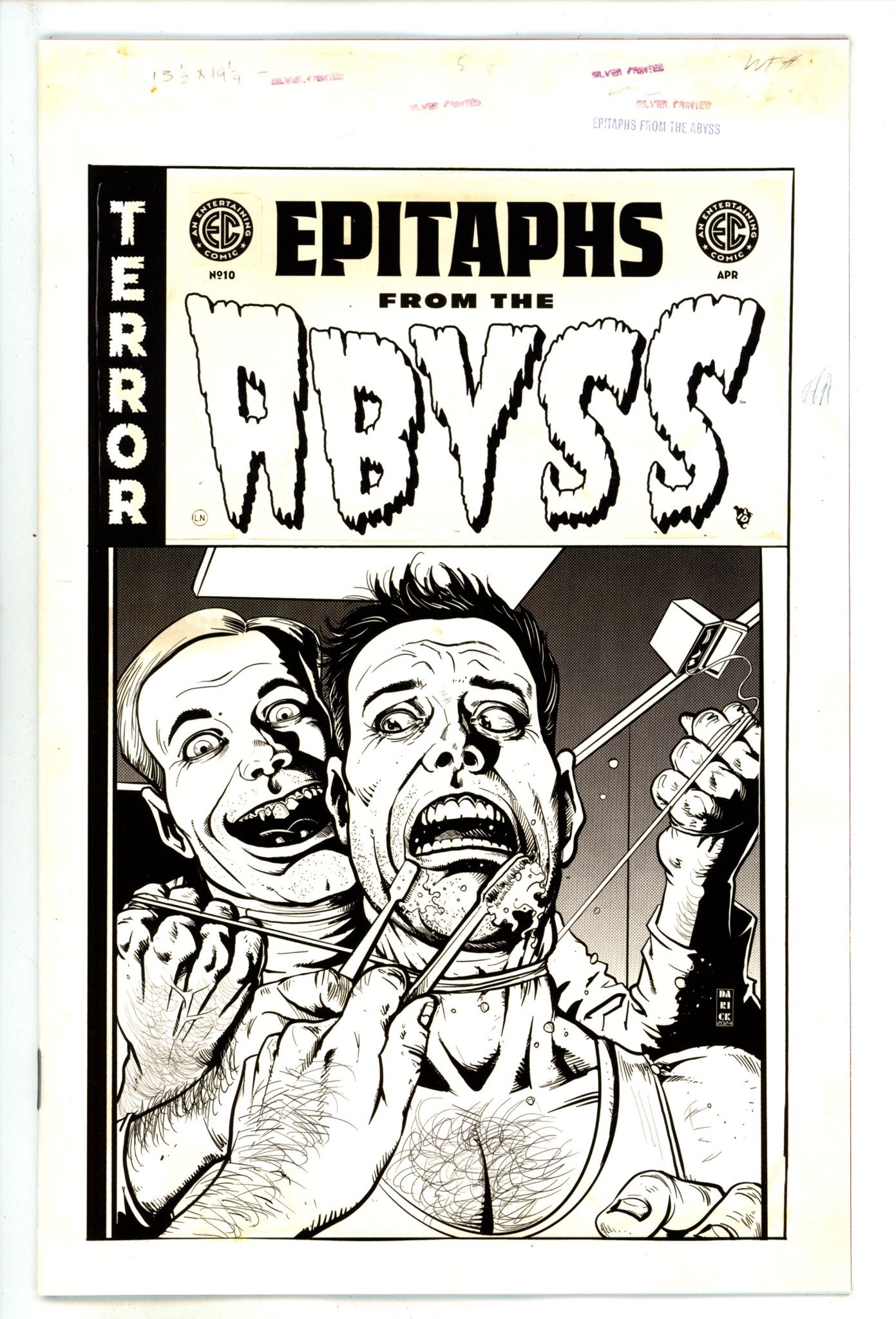 EC Epitaphs From The Abyss 10 Robertson B&W Incentive Variant NM (2025)