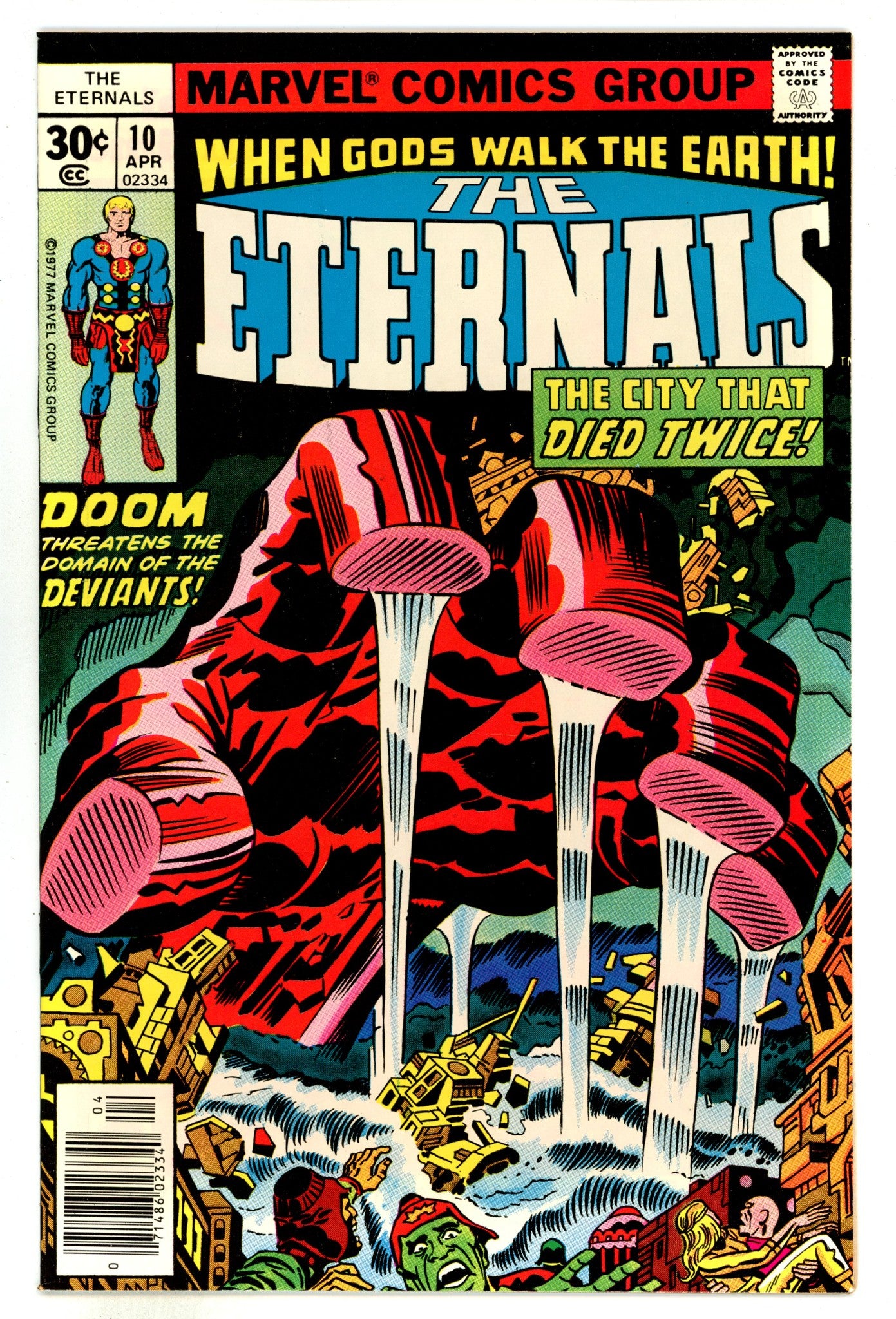 The Eternals Vol 1 10 VF/NM (9.0) (1977) 