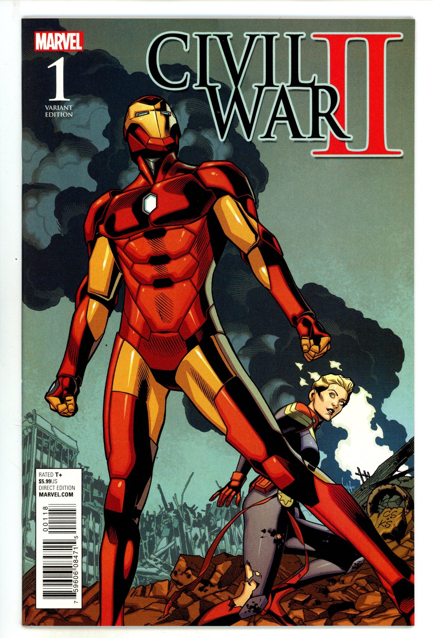 Civil War II   1  High Grade   (2016) Sprouse     Incentive Variant  