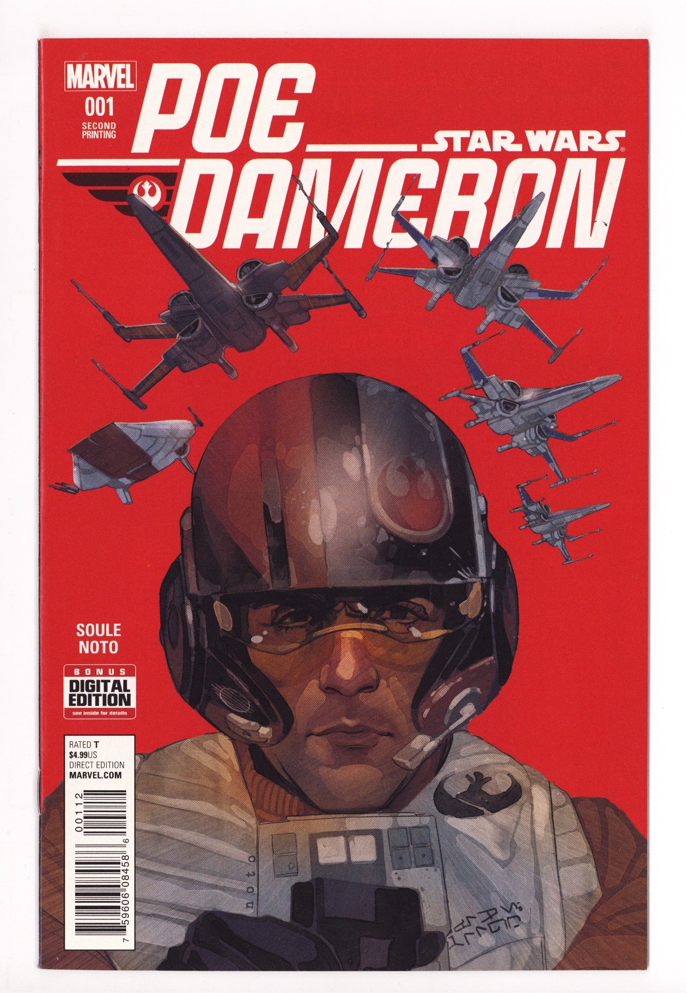 Poe Dameron 1 High Grade (2016) 2nd Print 