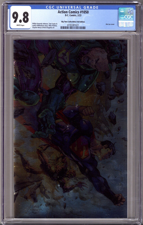 Action Comics Vol 3 1050 CGC 9.8 (NM/M) (2023) Henry Foil Virgin Exclusive Variant