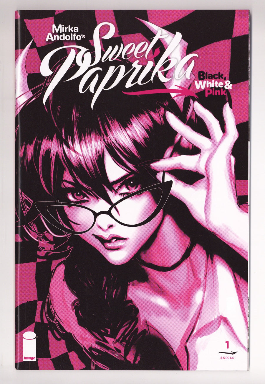 Mirka Andolfo's Sweet Paprika: Black, White & Pink 1 High Grade (2023) Sozo Variant 