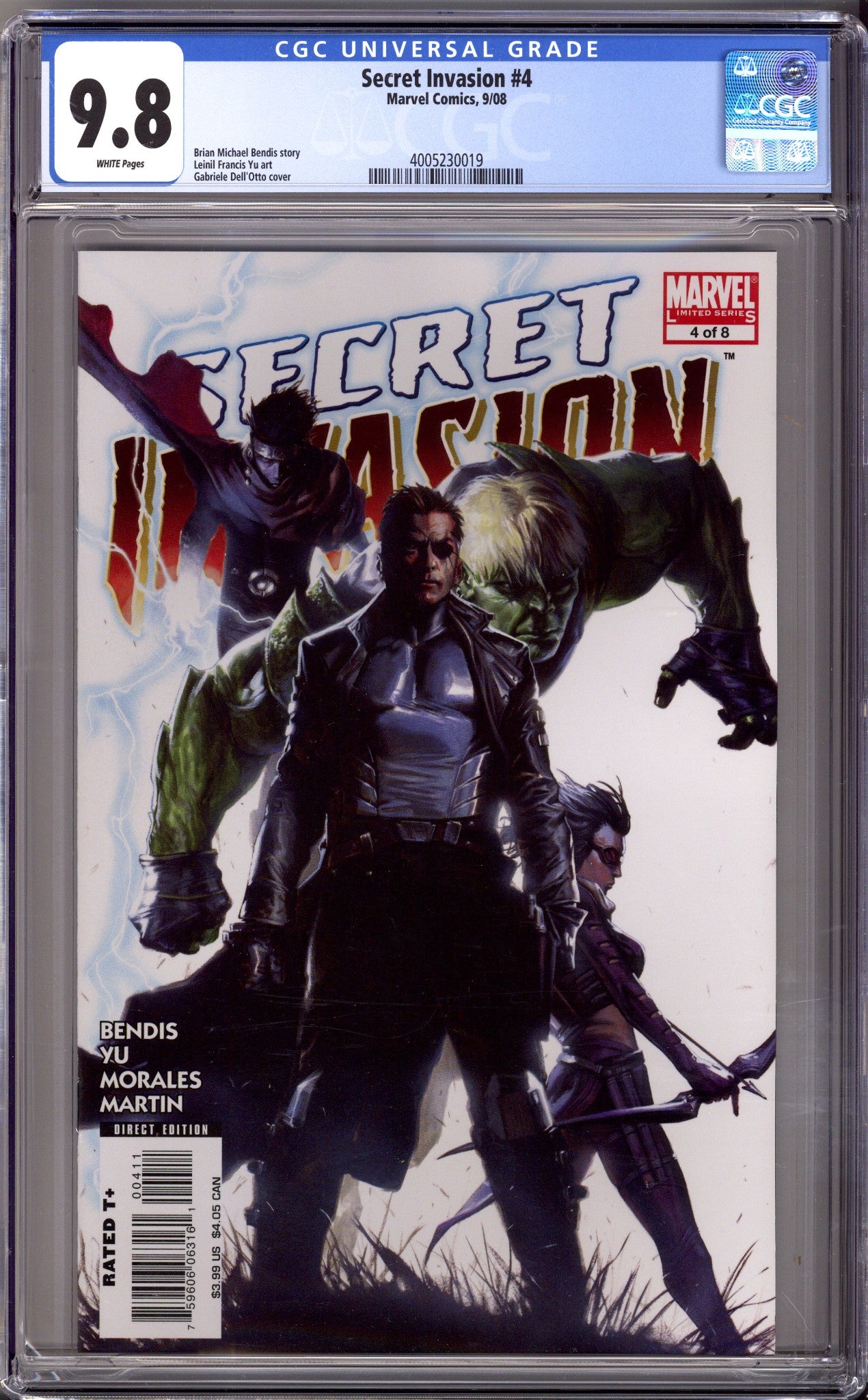 Secret Invasion 4 CGC 9.8 (NM/M) (2008) 