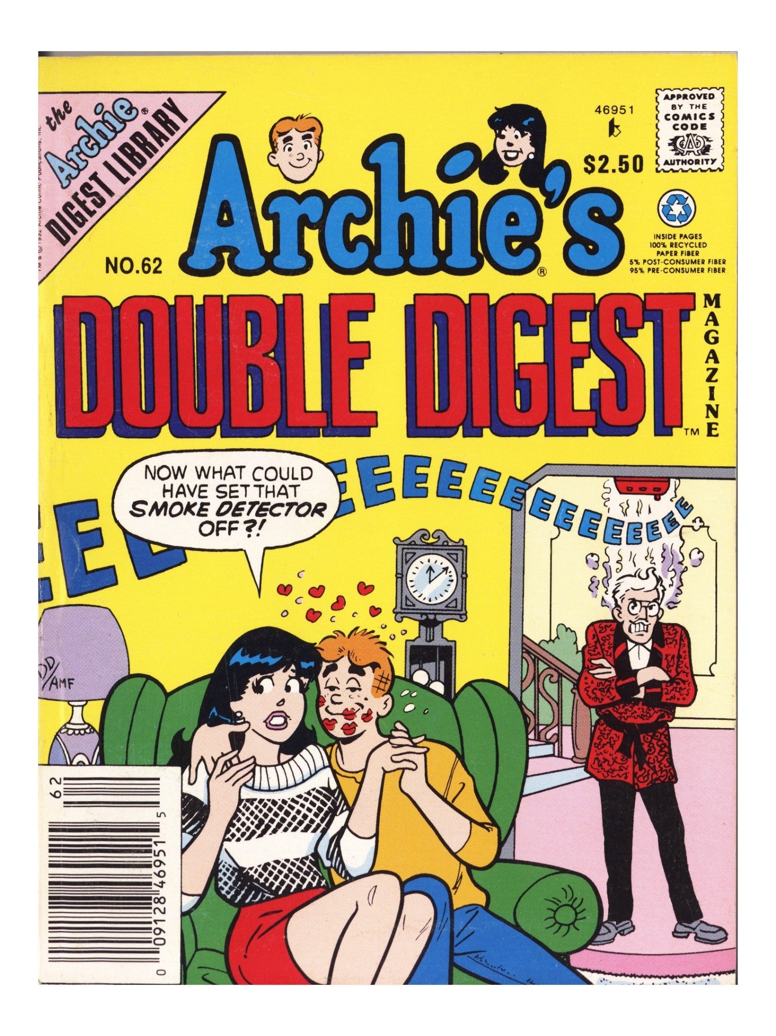 Archie's Double Digest Magazine 62 Mid Grade (1992) Newsstand 