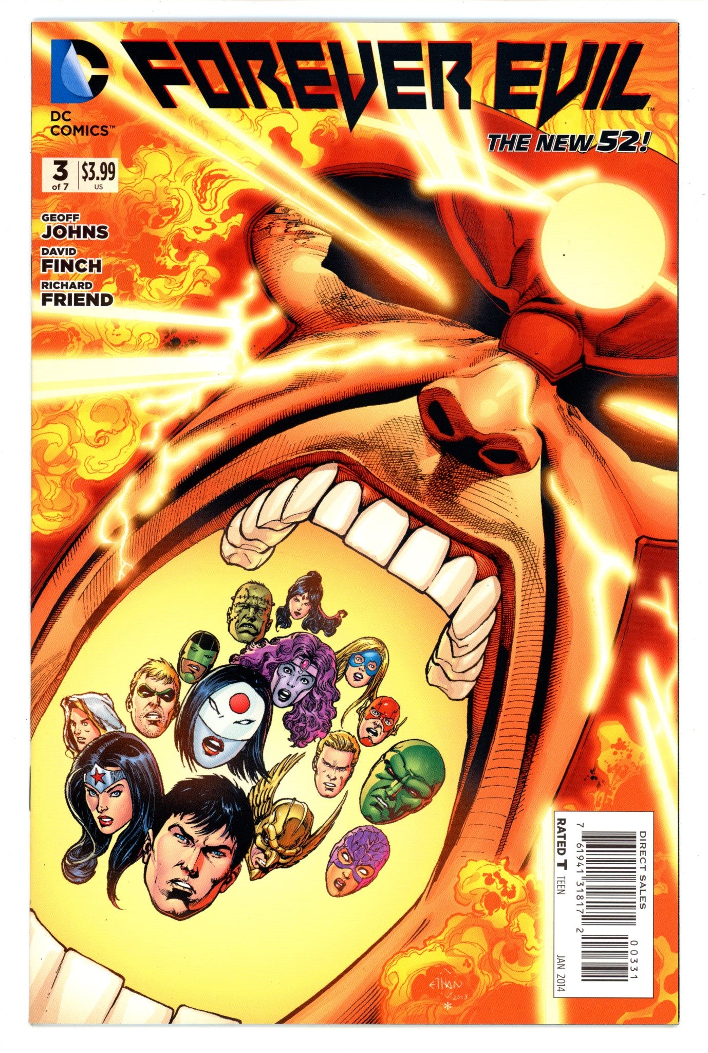 Forever Evil 3 High Grade (2014) Sciver Incentive Variant 