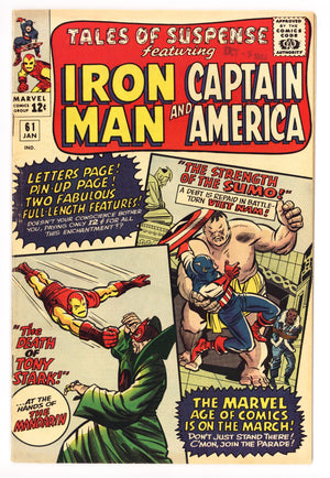 Tales of Suspense Vol 1 61 FN- (5.5) (1965)