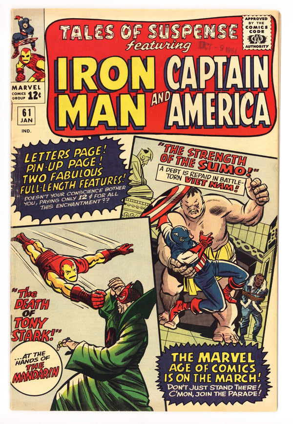 Tales of Suspense Vol 1 61 FN- (5.5) (1965)