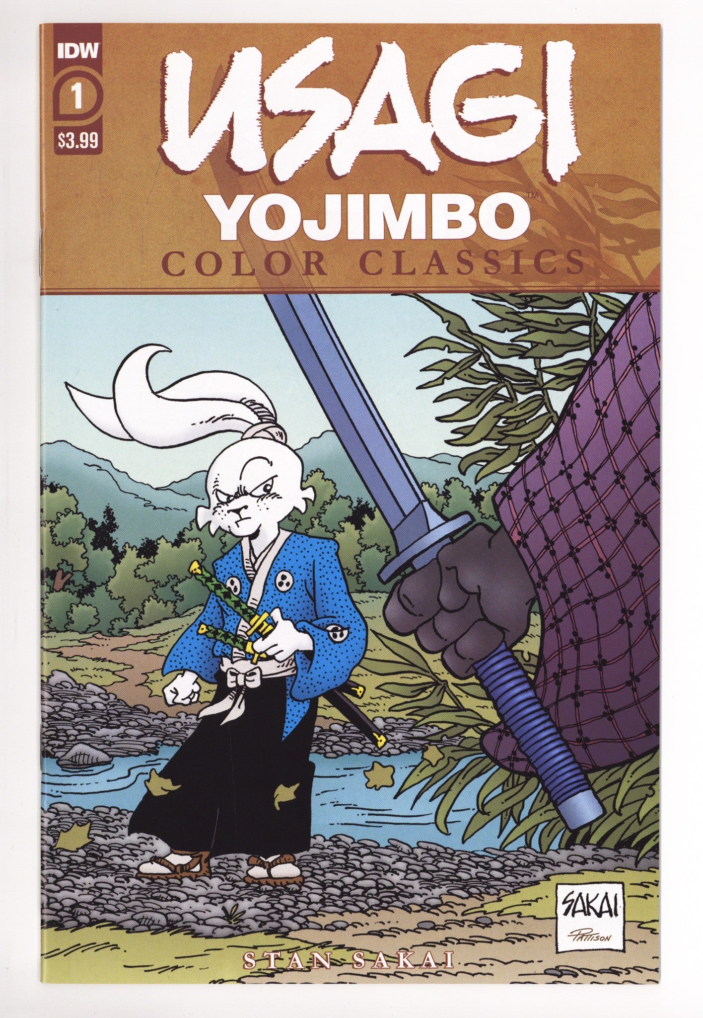 Usagi Yojimbo Color Classics 1 High Grade (2020) 