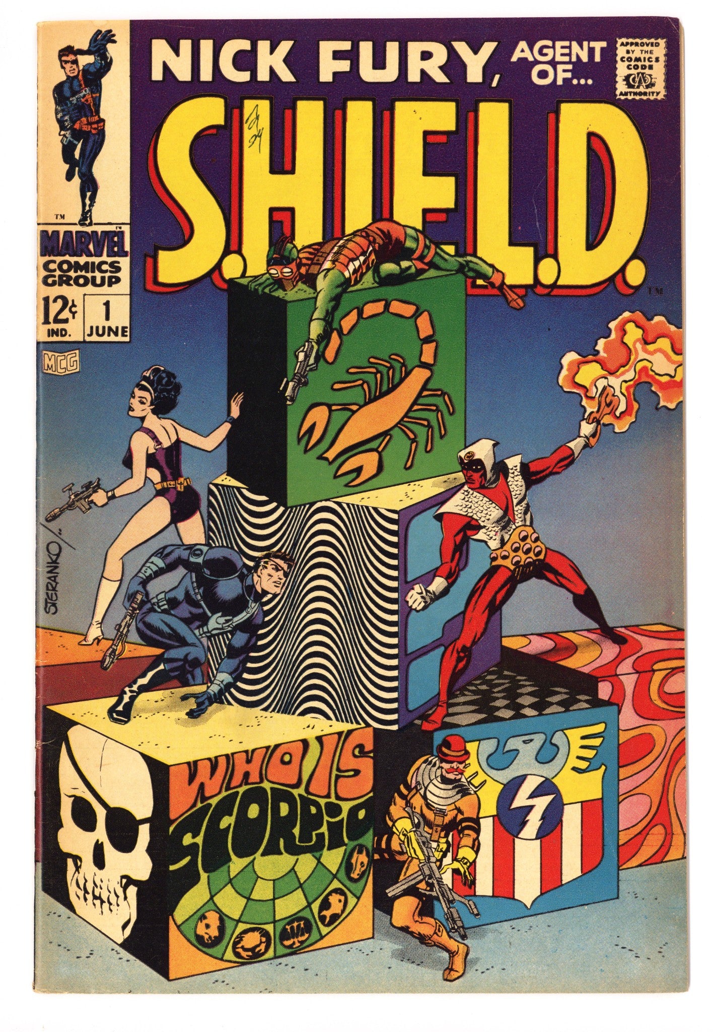 Nick Fury, Agent of SHIELD Vol 1 1 FN+ (6.5) (1968) 