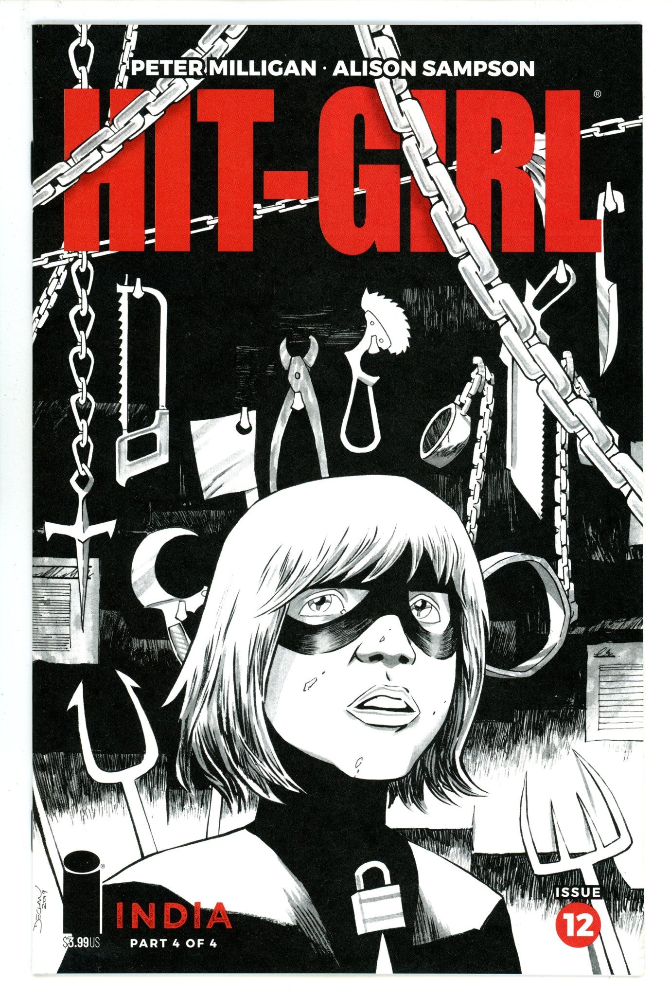 Hit-Girl Season Two 12 High Grade (2020) Shalvey B&W Variant 
