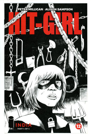 Hit-Girl Season Two 12 High Grade (2020) Shalvey B&W Variant
