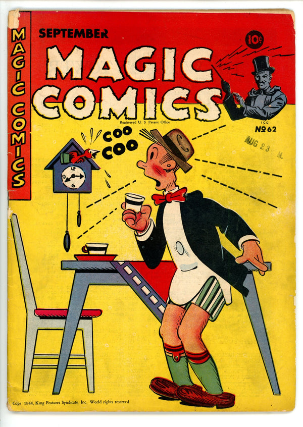 Magic Comics 62 VG+ (4.5) (1944)