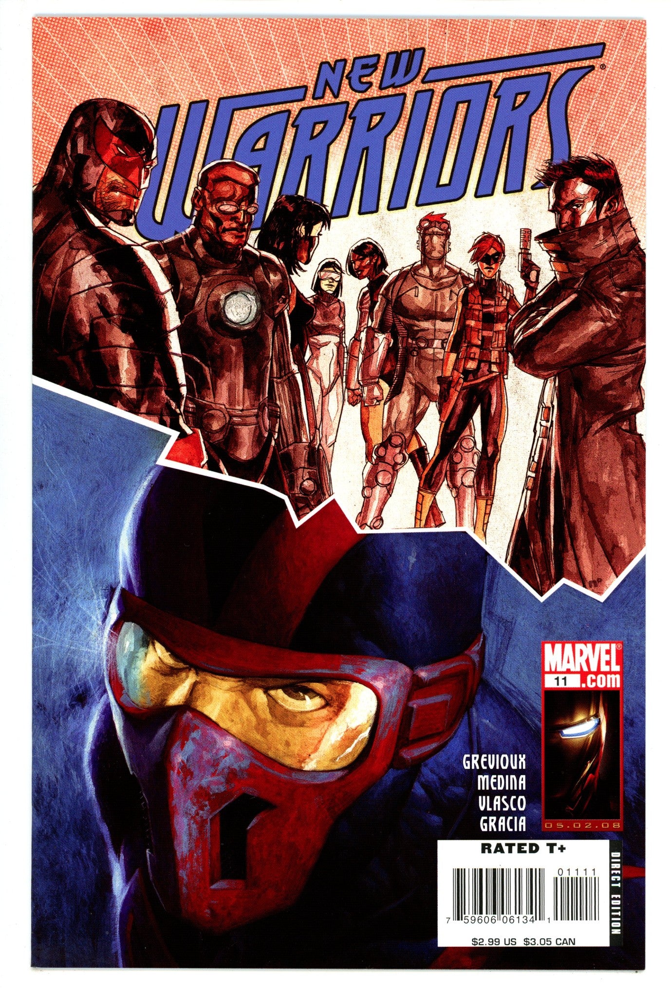 New Warriors Vol 4 11 High Grade (2008) 