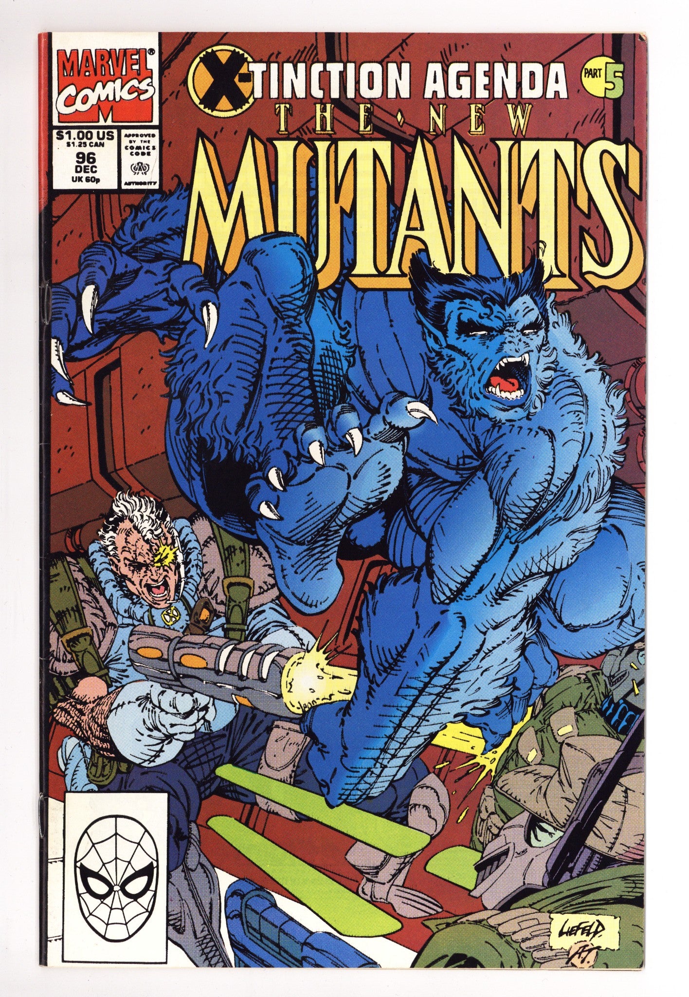 The New Mutants Vol 1 96 High Grade (1990) 