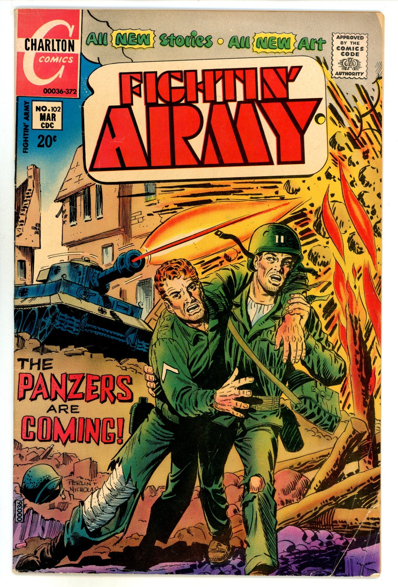 Fightin' Army 102 VG (4.0) (1972) 