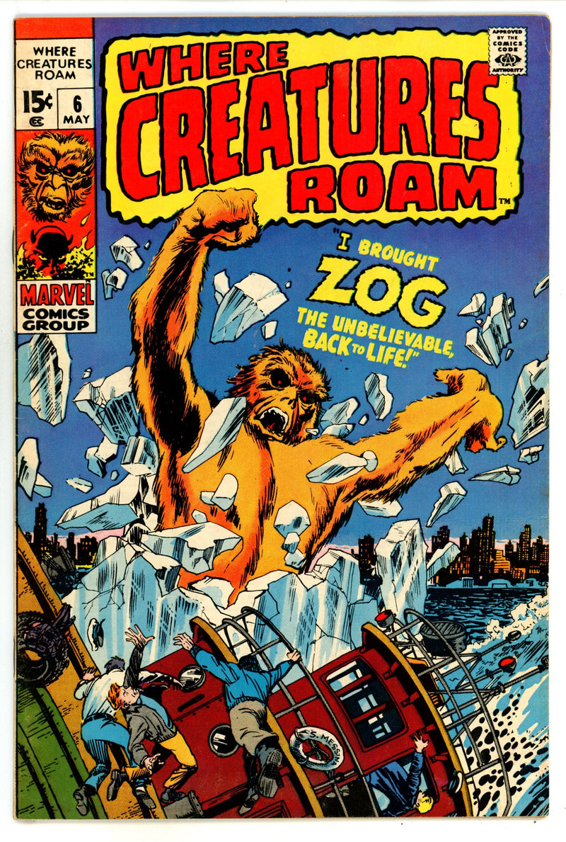 Where Creatures Roam 6 VF- (7.5) (1971) 