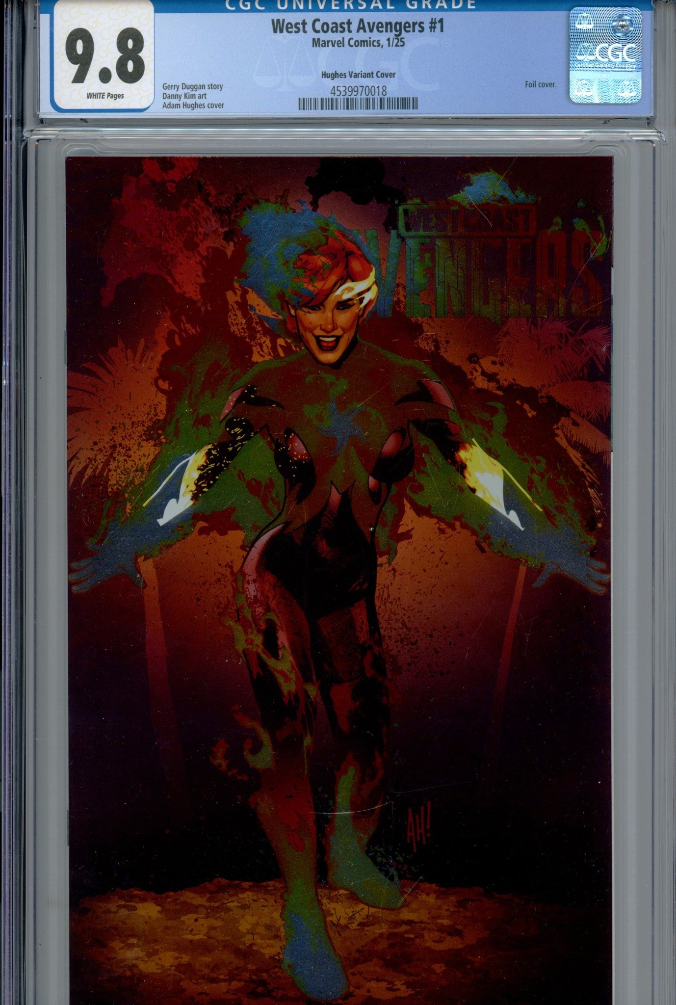 West Coast Avengers Vol 4 1 CGC 9.8 (NM/M) (2025) Hughes Foil Variant 
