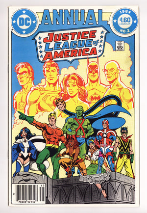 Justice League of America Annual Vol 1 2 Mid Grade (1984) Canadian Price Variant