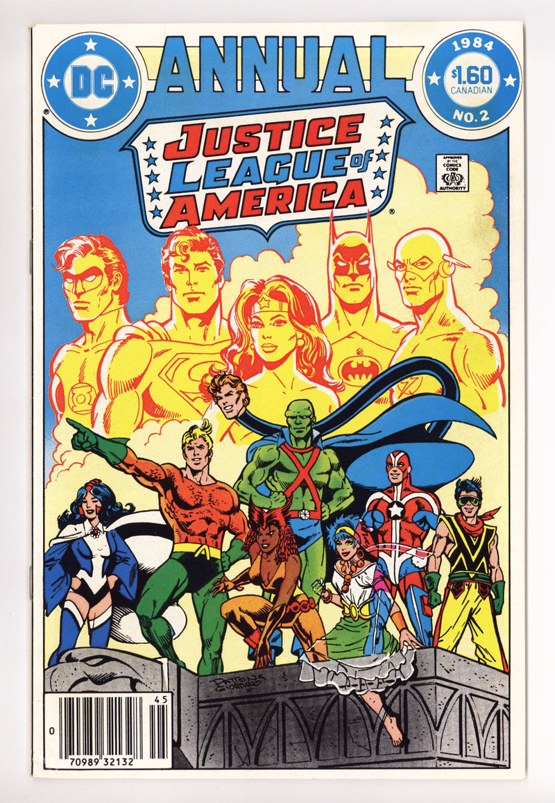 Justice League of America Annual Vol 1 2 Mid Grade (1984) Canadian Price Variant 