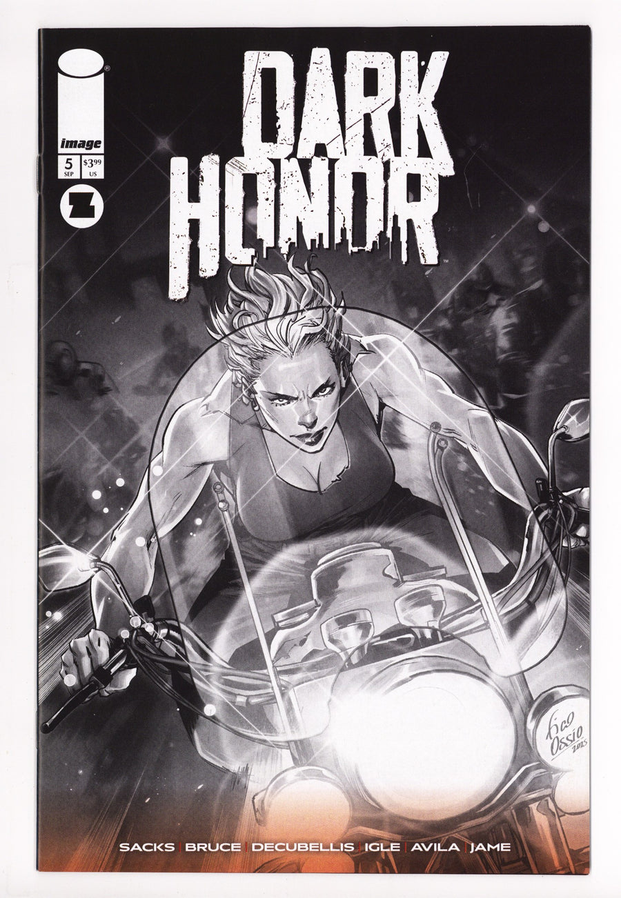 Dark Honor 5 Ossio B&W Incentive VF/NM (2025)