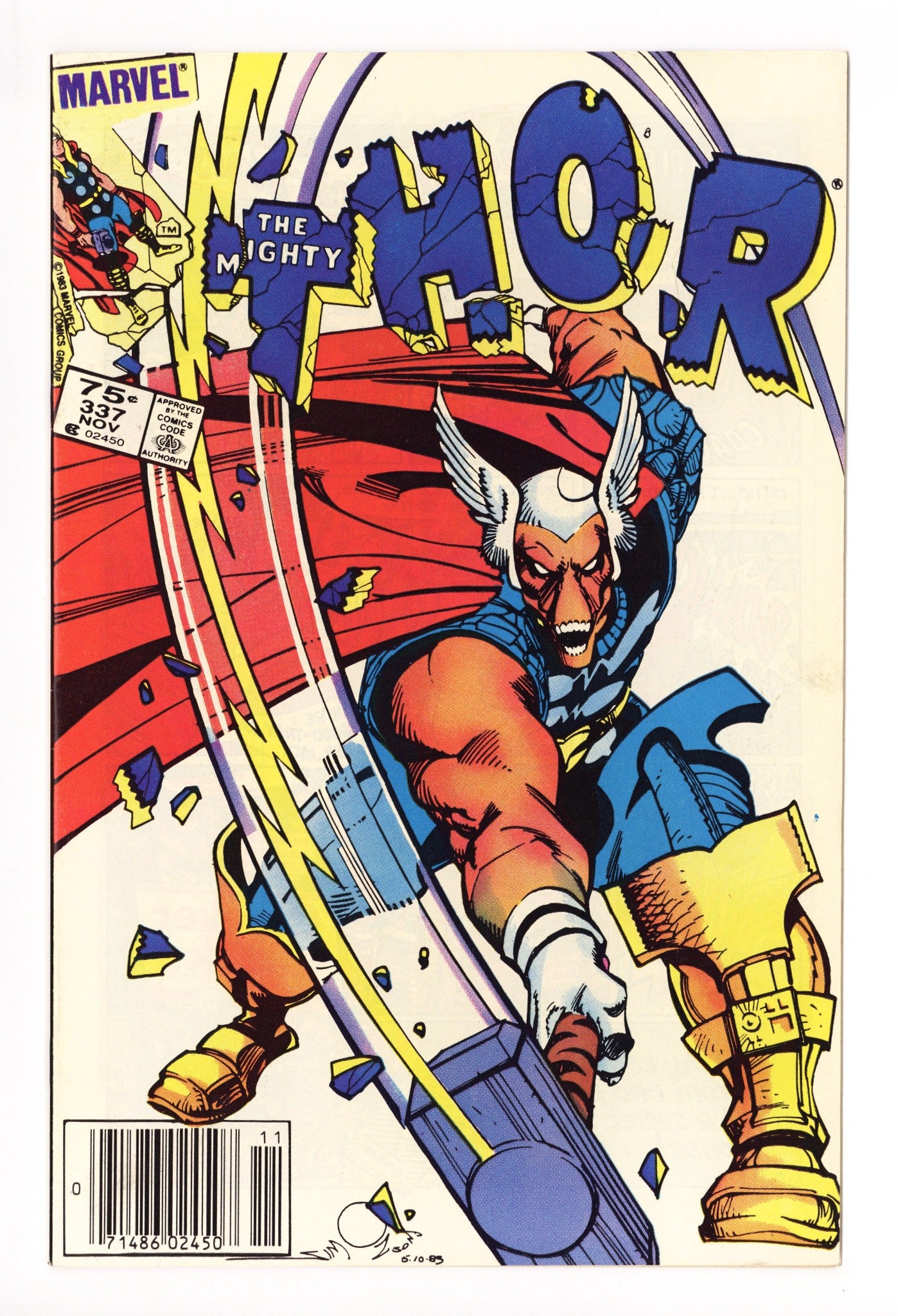 Thor Vol 1 337 VF/NM (9.0) (1983) Canadian Price Variant 