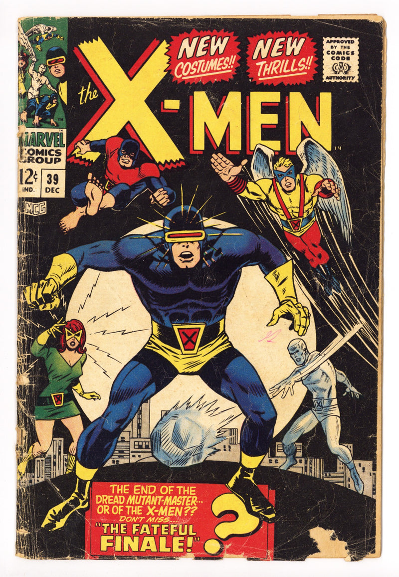 The X-Men Vol 1 39 GD+ (2.5) (1967) 