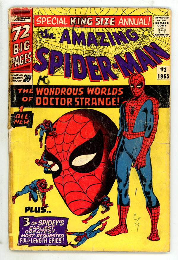 The Amazing Spider-Man Annual Vol 1 2 GD (2.0) (1965) Canadian Edition