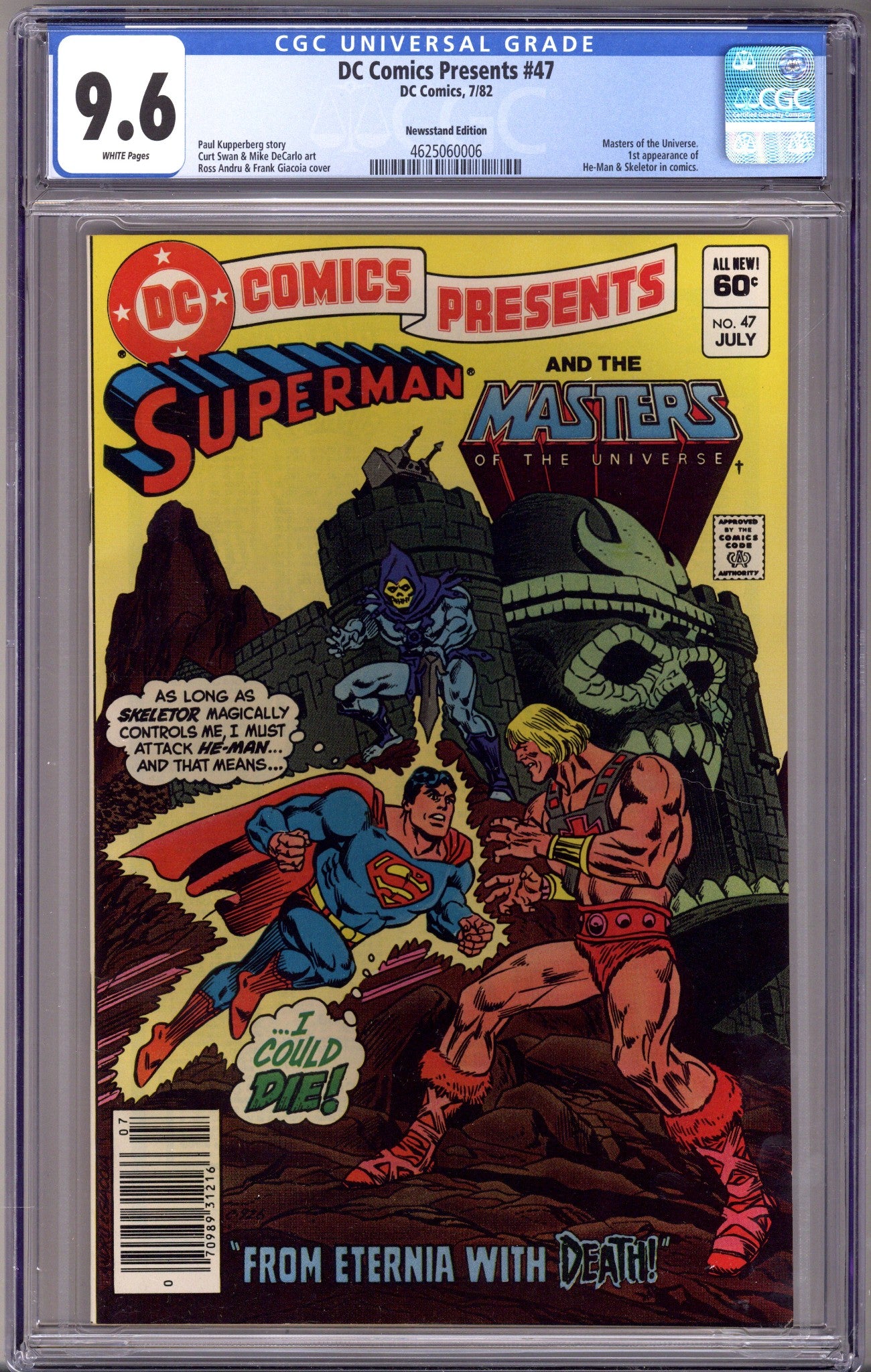 DC Comics Presents Vol 1 47 CGC 9.6 (NM+)   (1982)     Newsstand  