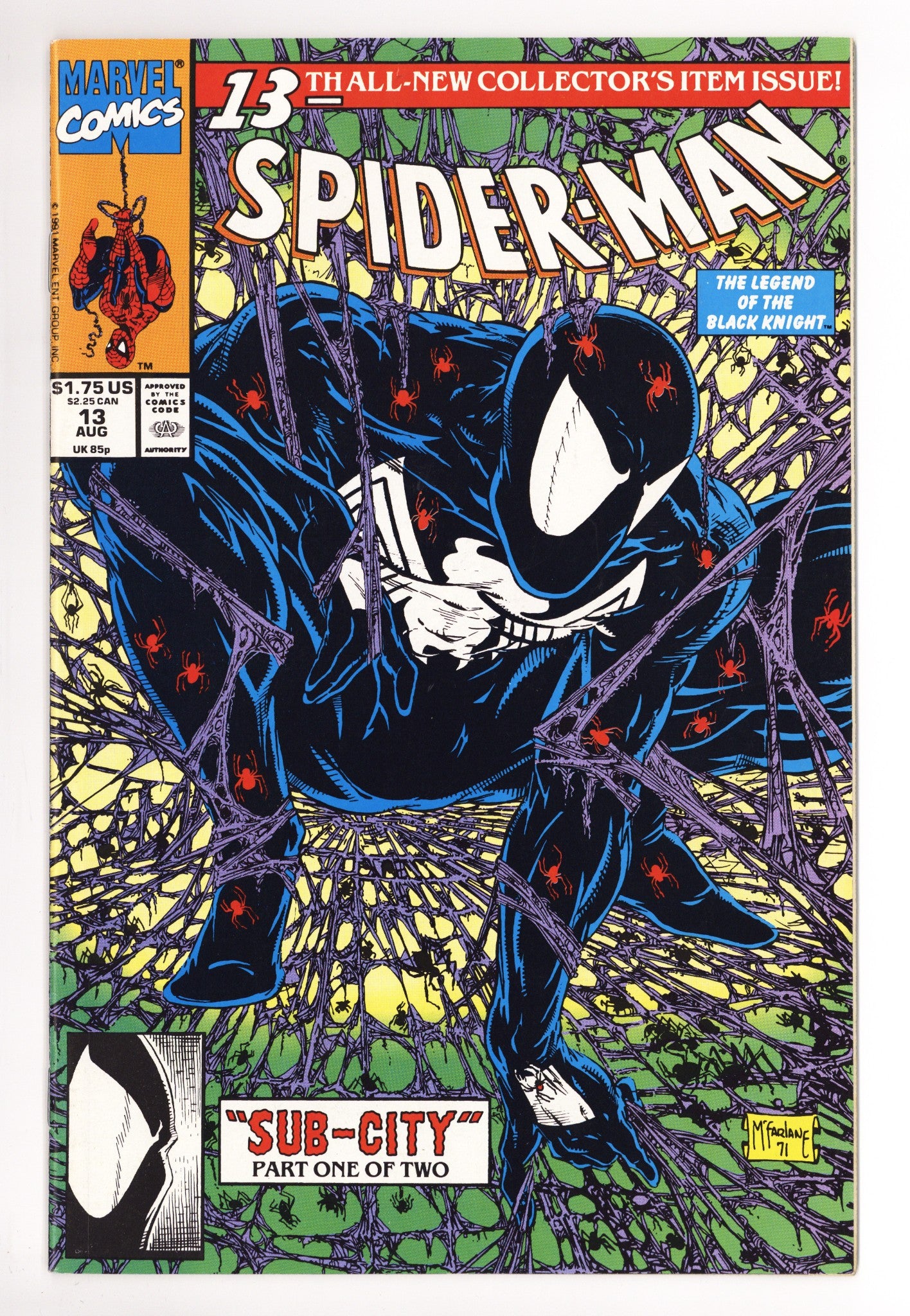 Spider-Man Vol 1 13 FN+ (6.5) (1991) 
