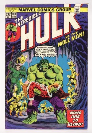 The Incredible Hulk Vol 1 189 Mid Grade (1975)