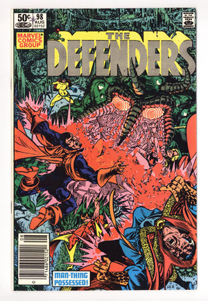 The Defenders Vol 1 98 FN+ (6.5) Mark Jewellers (1981) Newsstand
