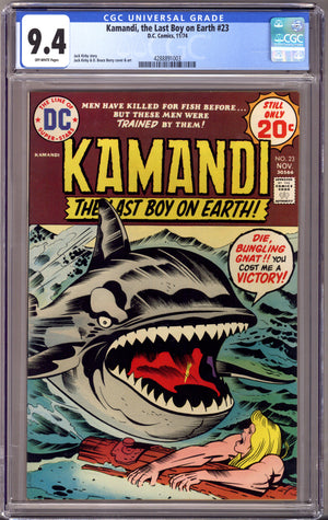 Kamandi, the Last Boy on Earth 23 CGC 9.4 (NM) (1974)