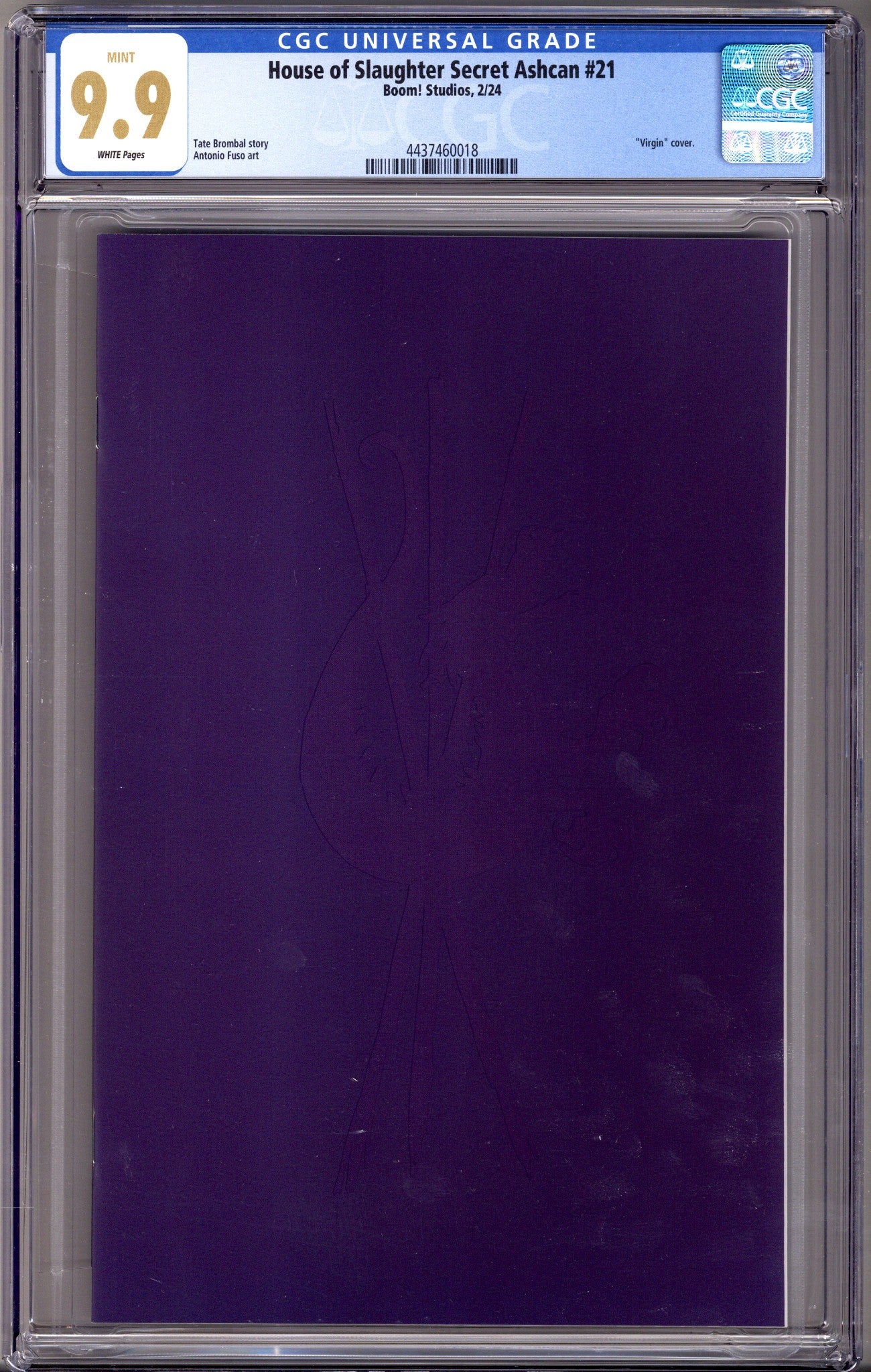 House of Slaughter Secret Ashcan 21 CGC 9.9 (MINT) (2024)