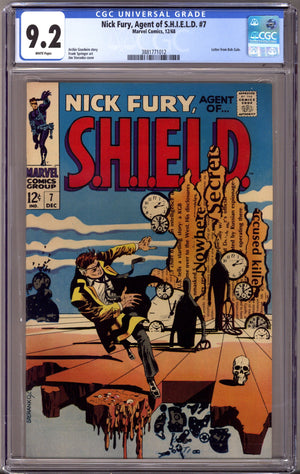Nick Fury, Agent of SHIELD Vol 1 7 CGC 9.2 (NM-) (1968)