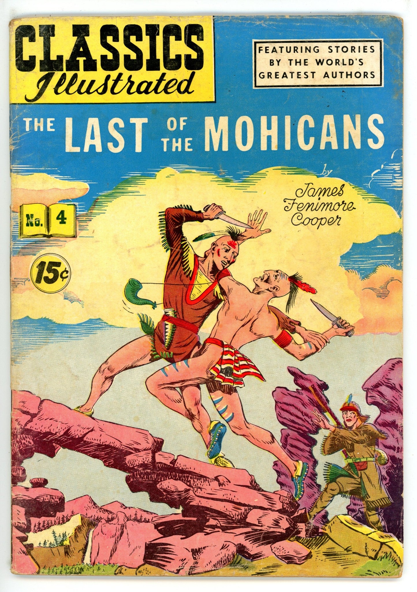Classics Illustrated: The Last of the Mohicans 4 Hrn 117 VG (1954)