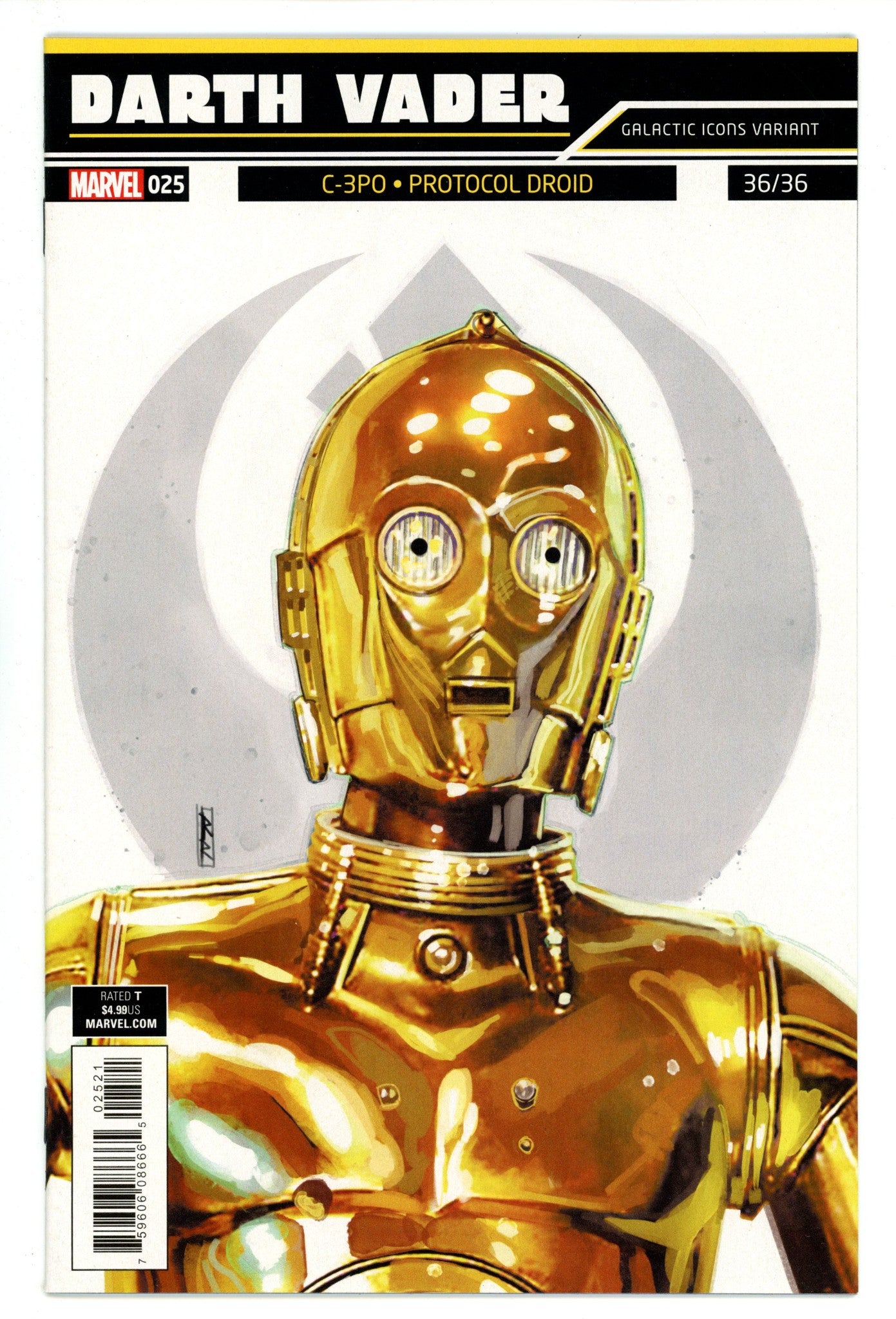 Darth Vader Vol 2 25 NM- (9.2) (2019) Reis Variant 