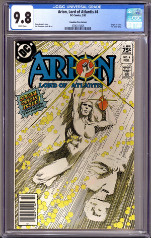 Arion, Lord of Atlantis 4 CGC 9.8 (NM/M) (1983) Canadian Price Variant