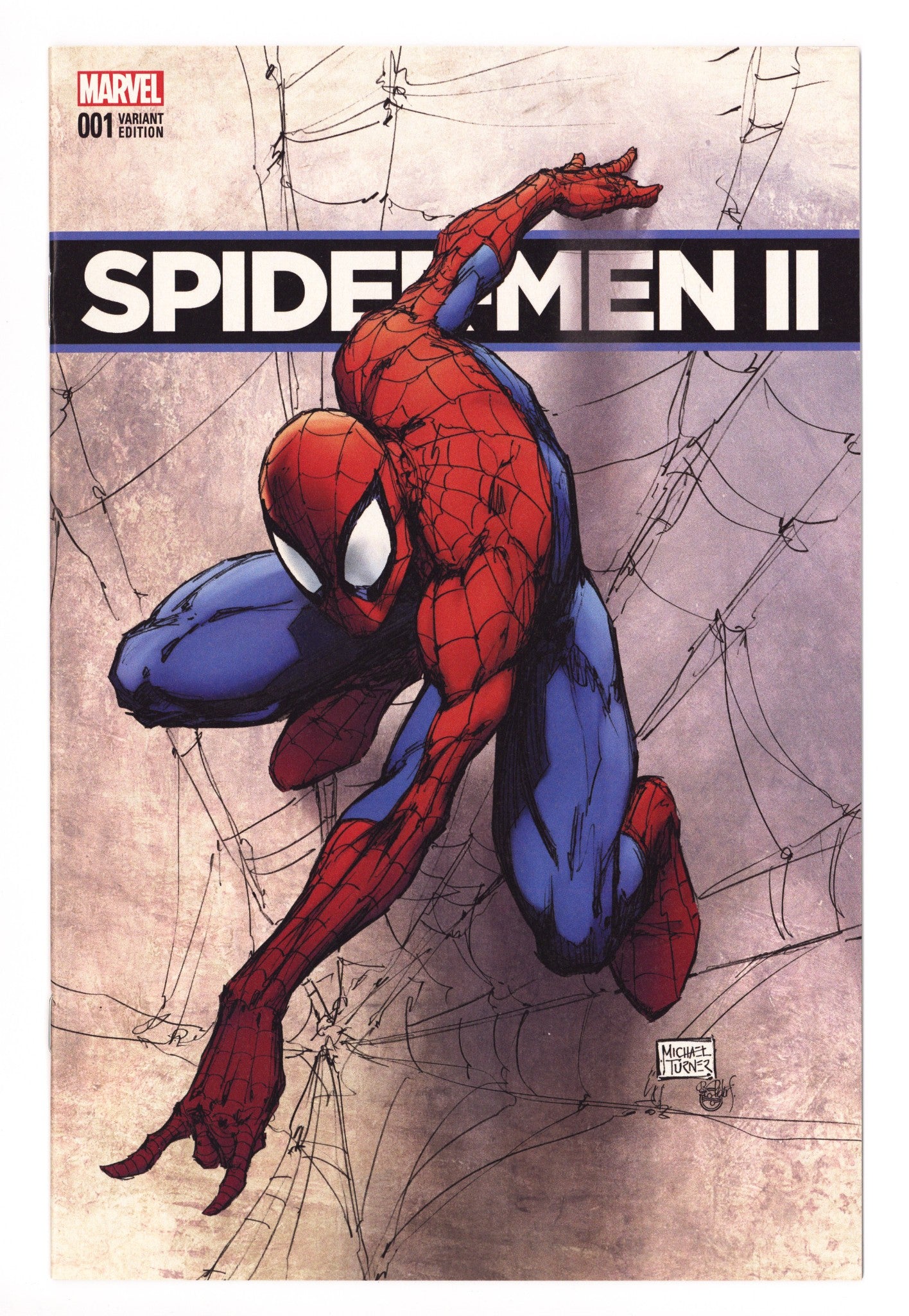 Spider-Men II 1 NM- (9.2) (2017) Turner Exclusive Variant 