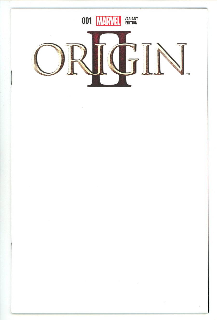 Origin II 1 High Grade (2014) Blank Variant 