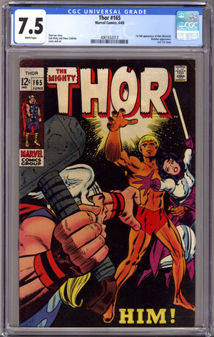 Thor Vol 1 165 CGC 7.5 (VF-)   (1969)