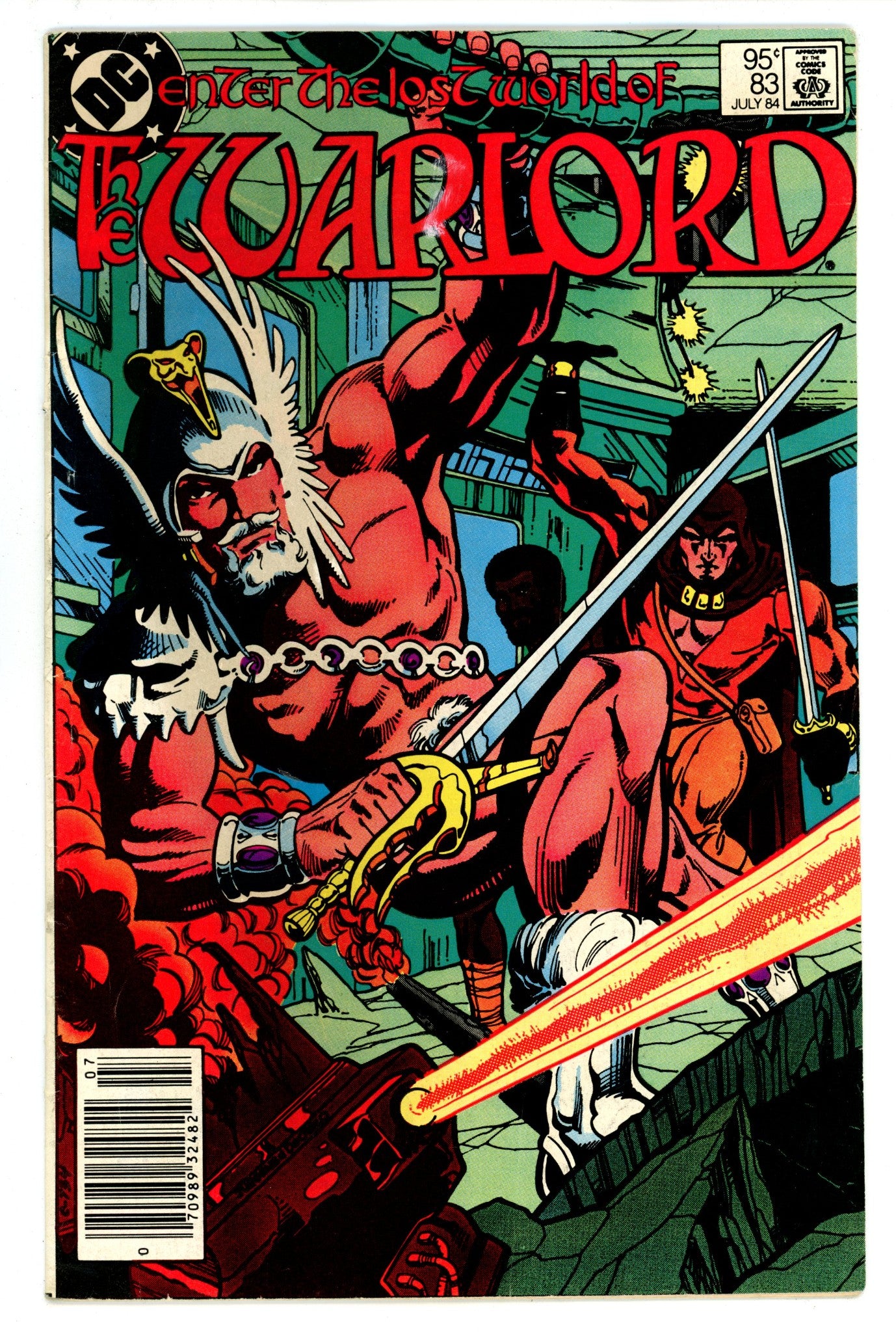 Warlord Vol 1 83 VG- (3.5) (1984) Canadian Price Variant 