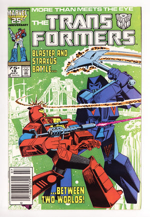The Transformers 18 VF/NM (9.0) (1986) Newsstand