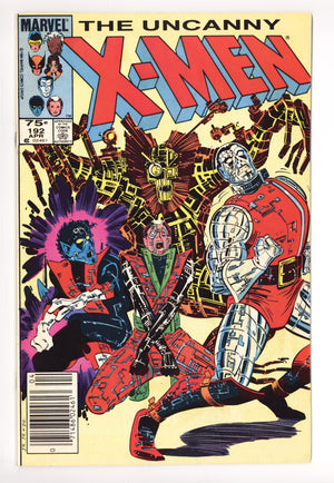 The Uncanny X-Men Vol 1 192 Mid Grade (1985) Canadian Price Variant