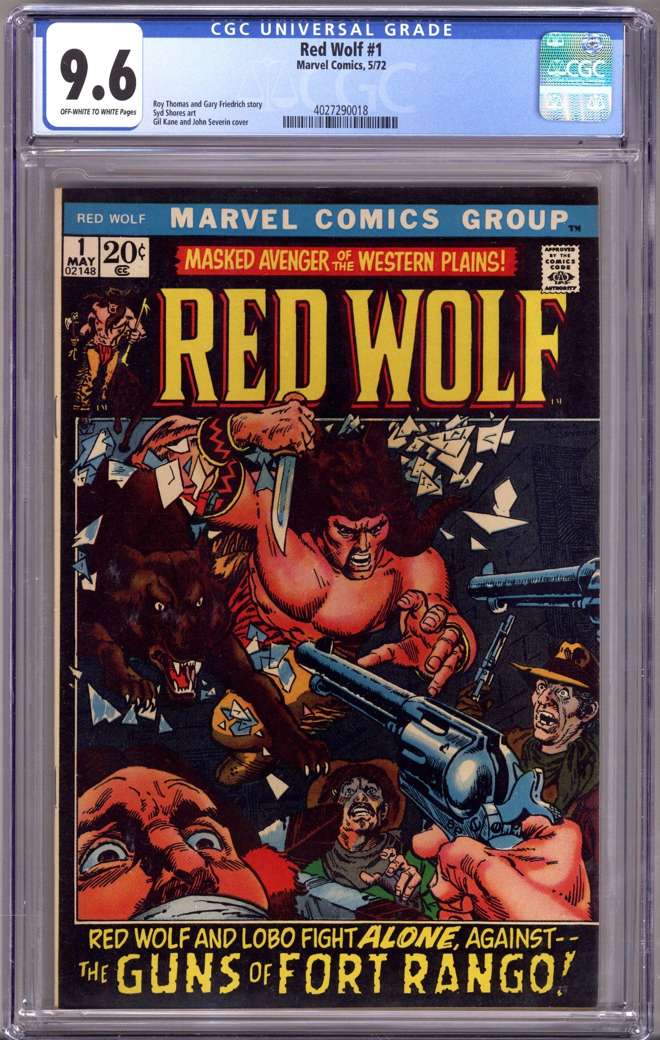 Red Wolf Vol 1 1 CGC 9.6 (NM+)   (1972)        
