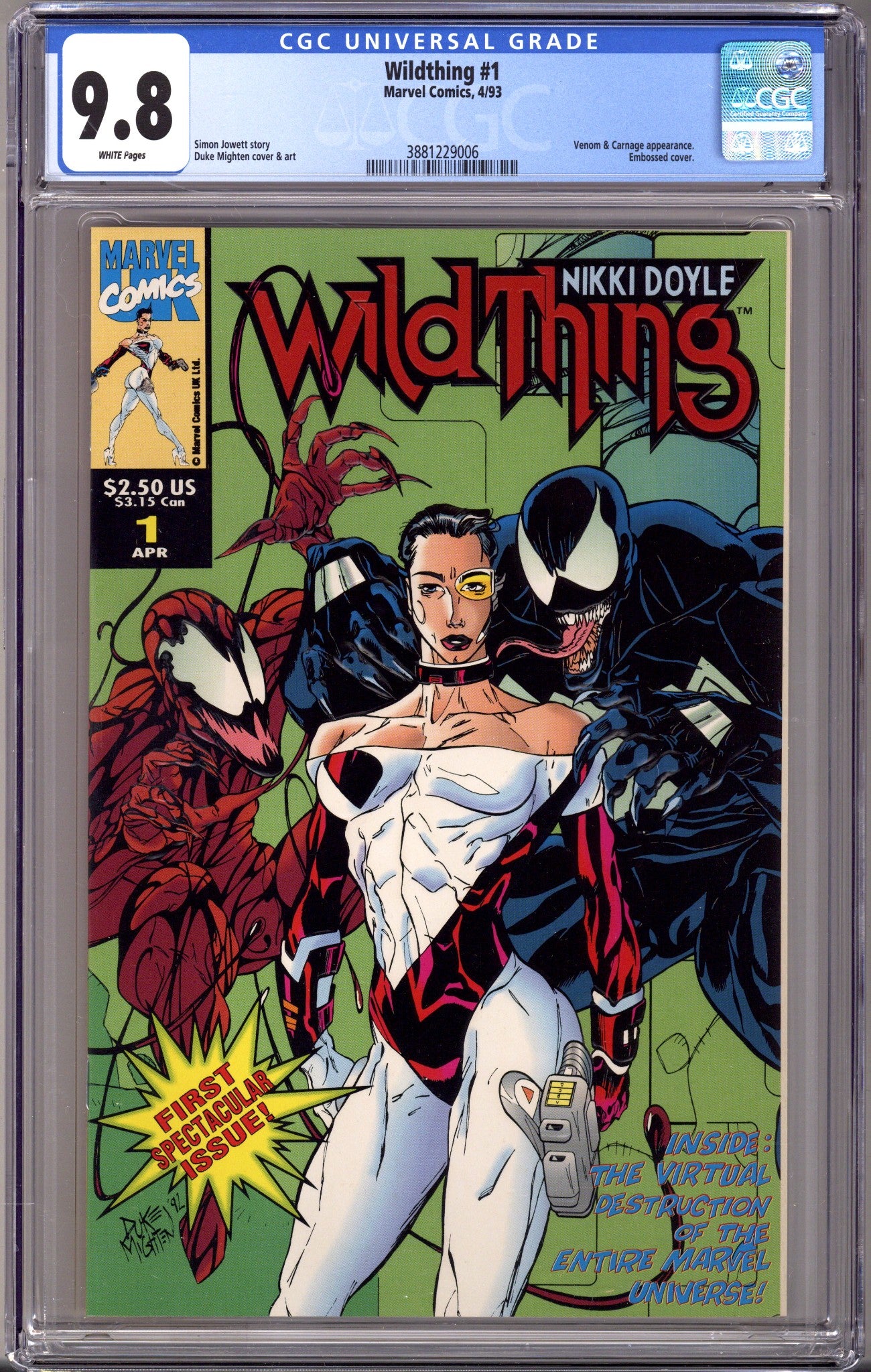 WildThing Vol 1 1 CGC 9.8 (NM/M) (1993) 